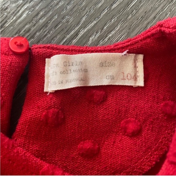Zara 2T Red Poppin Dress - Picture 2 of 3